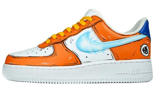 Кроссовки Nike Air Force 1 Skateboard Shoes Men Low-Top Orange
