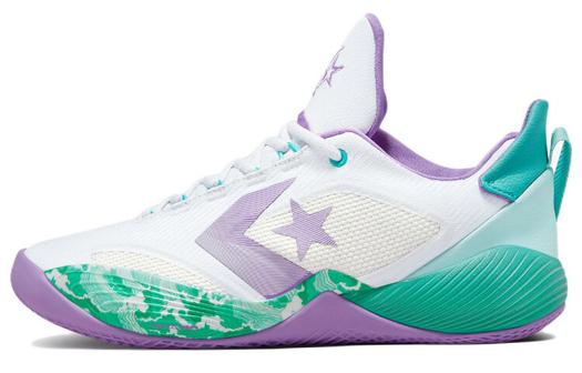 Кроссовки Converse All Star BB Shift, белый/зеленый/фиолетовый