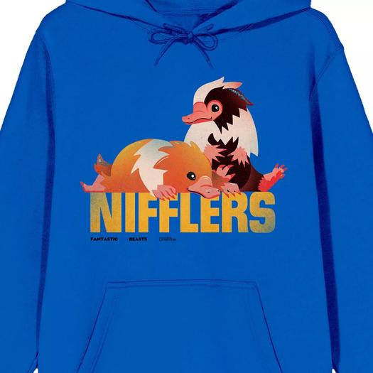 Мужская толстовка с капюшоном Fantastic Beasts Nifflers Licensed Character
