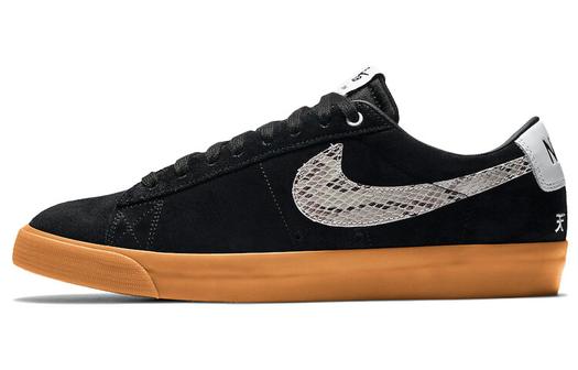 Кроссовки Nike Sb Blazer Low Wacko Maria, черный/коричневый