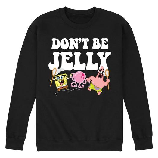 Мужской свитшот Dont Be Jelly с изображением Губки Боба Квадратные Штаны Licensed Character