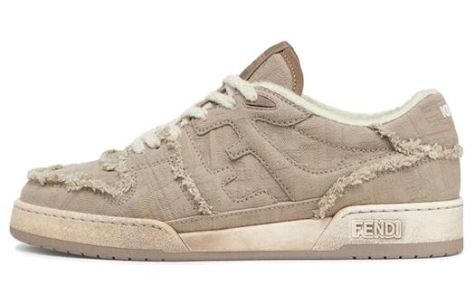 Кроссовки Fendi Match Skate, темно-бежевый