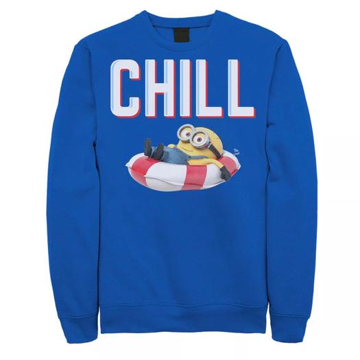 Мужской свитшот-труба Despicable Me Minions Bob Chill Licensed Character
