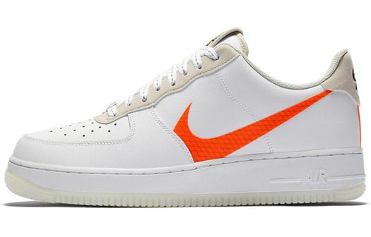 Кроссовки Nike Air Force 1 Low '07 LV8, белый/оранжевый
