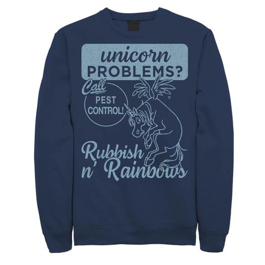 Мужской флисовый свитшот Disney/Pixar Onward Unicorn Pest Control Licensed Character