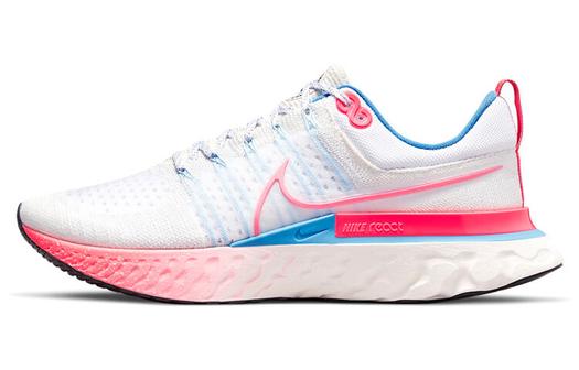Кроссовки Nike React Infinity Run Flyknit 2 Sail Racer, белый/розовый