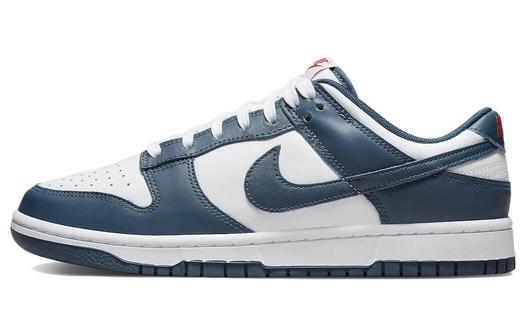 Кроссовки Nike Dunk Low, белый/темно-синий