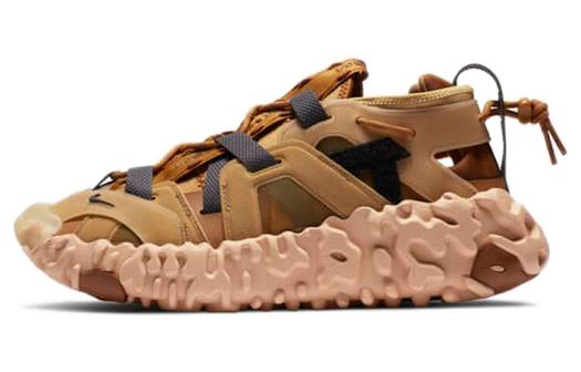 Кроссовки Nike ISPA, коричневый/кремово-розовый