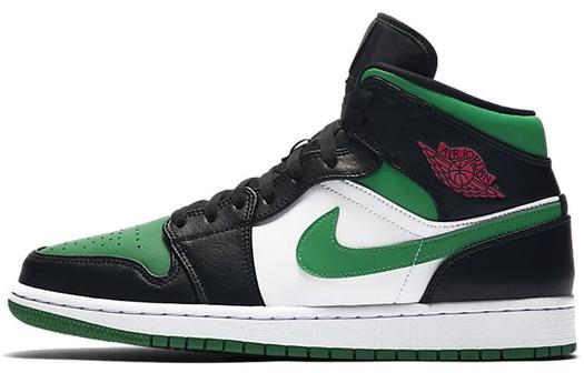 Кроссовки Jordan 1 Mid 'Green Toe'