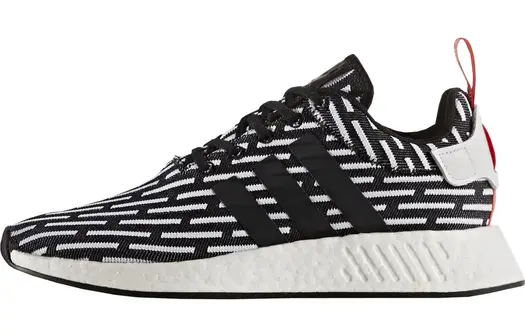 Кроссовки Adidas Originals NMD_R2 Lifestyle Unisex BB2951, черный/белый