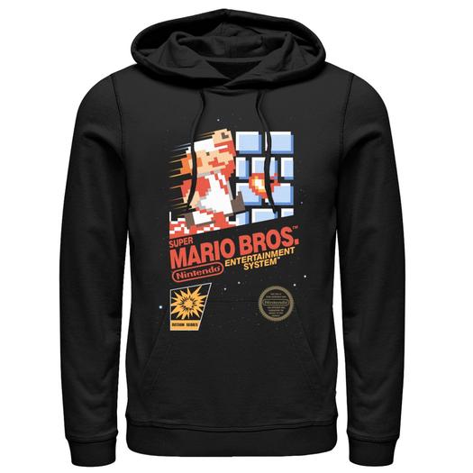 Мужской пуловер с капюшоном Nintendo Super Mario Brothers Licensed Character