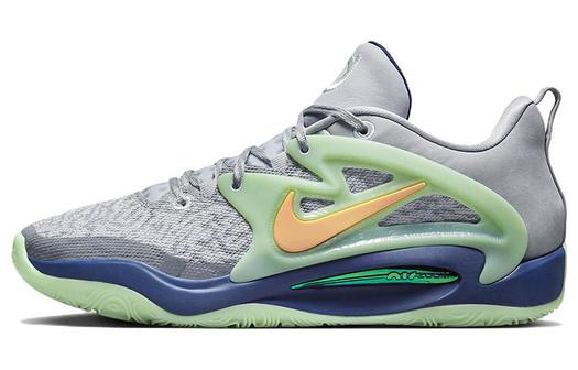 Кроссовки Nike KD 15, светло-серый/светло-зеленый