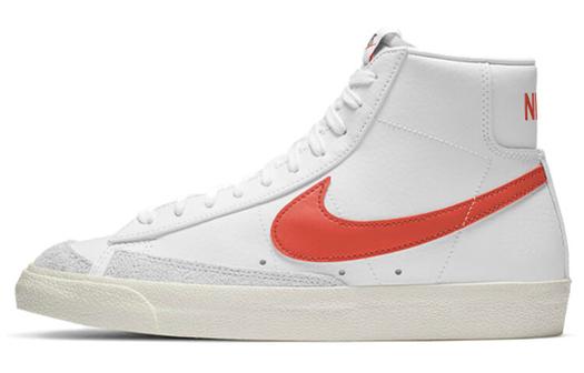 Кроссовки Nike Blazer Mid 77 Vintage, белый/оранжевый