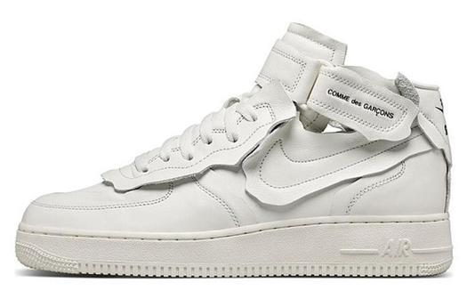 Кроссовки Nike Air Force 1 Mid Comme Des Garcons White