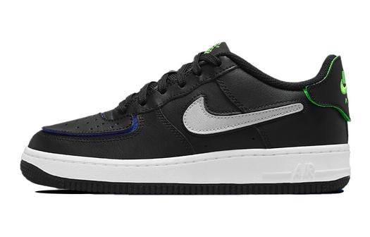 Кроссовки Nike Air Force 1/1 Low, черный/серебристый
