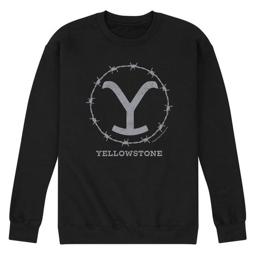 Мужской свитшот с колючей проволокой Yellowstone Licensed Character