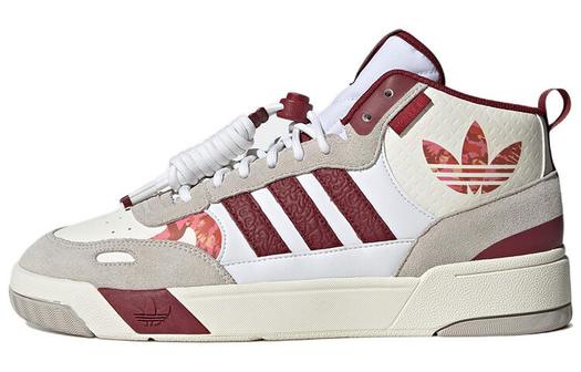 Кроссовки Adidas Originals Post Up Skateboarding Unisex, белый/бордовый/серый