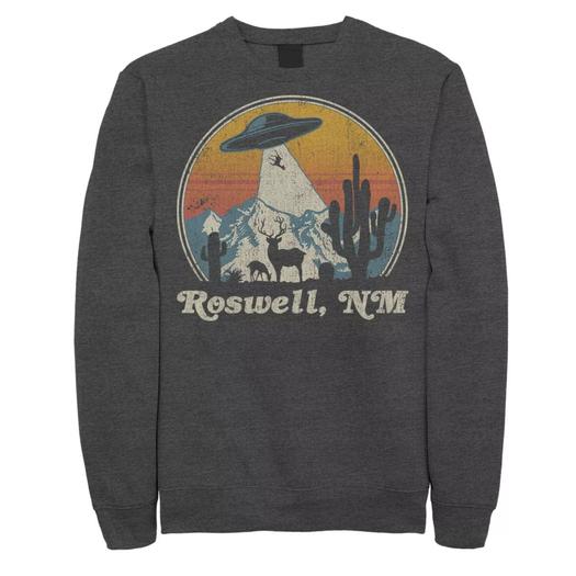 Мужской свитшот Roswell New Mexico Alien Abduction Licensed Character