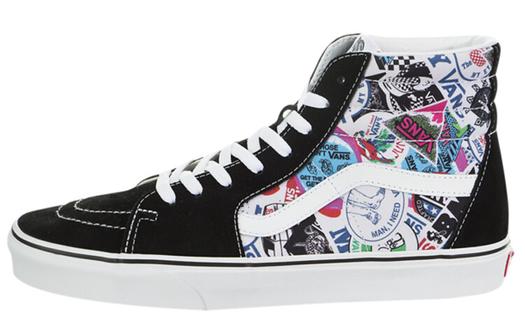 Кроссовки Vans SK8 Hi Sticker Mash Up
