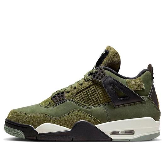 Кроссовки Air Jordan 4 Retro SE 'Craft - Olive', зеленый