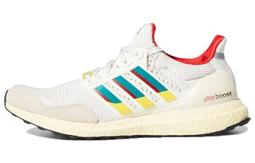 Кроссовки Adidas Ultraboost 1.0 Unisex, белый/синий/красный/желтый
