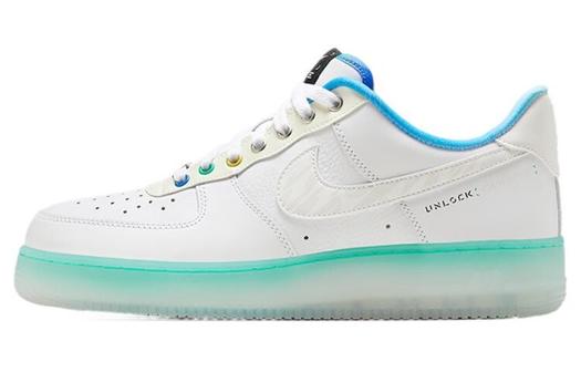 Кроссовки Nike Air Force 1 Low '07 Prm, белый/мятно-зеленый