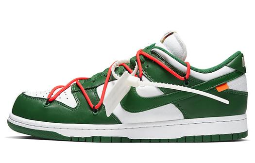 Кроссовки Nike Dunk Low Off, белый/зеленый