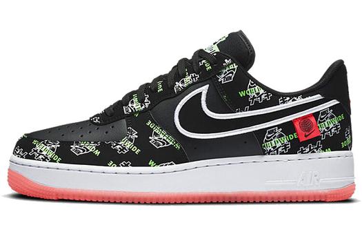 Кроссовки Nike Air Force 1 Low, черный/малиновый