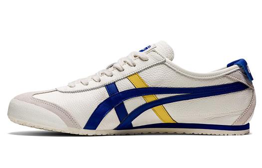 Кроссовки Onitsuka Tiger Mexico 66 Unisex, белый/синий/желтый