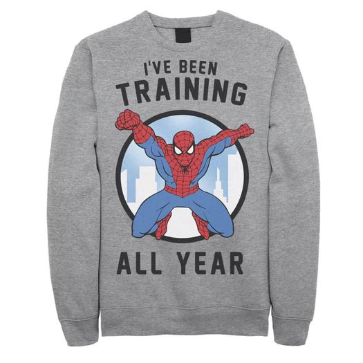 Мужской свитшот Marvel Spider-Man «Я тренировался круглый год» Licensed Character