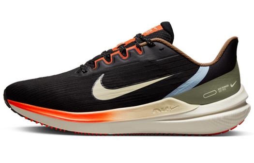 Кроссовки Nike Air Winflo 9, черный/оранжевый
