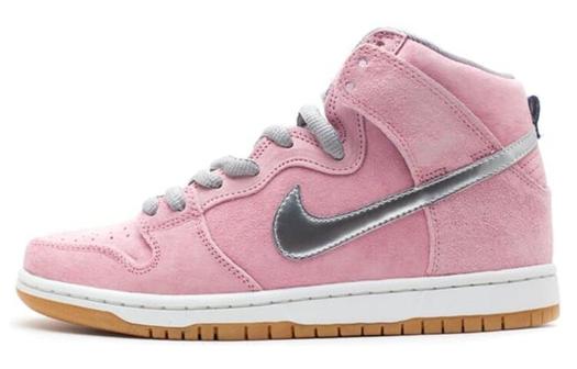 Кроссовки Nike Dunk SB Skateboard Shoes Men High top, розовый