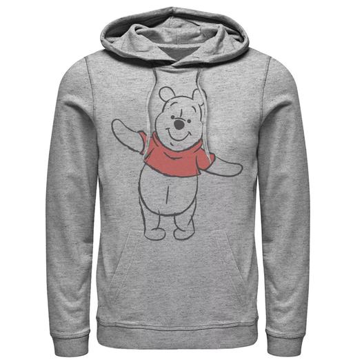 Мужская толстовка с капюшоном Disney Winnie The Pooh Art Bear Sketch Licensed Character