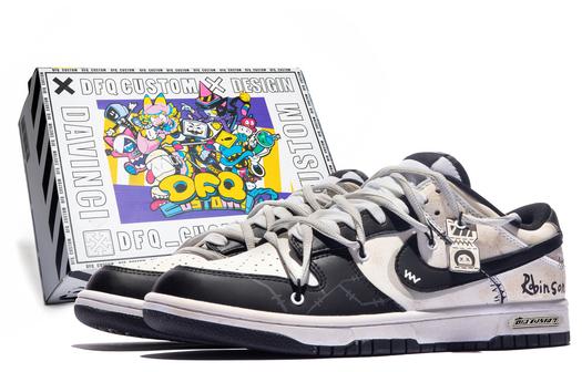 Мужские кроссовки для скейтбординга Nike Dunk Low, молочный