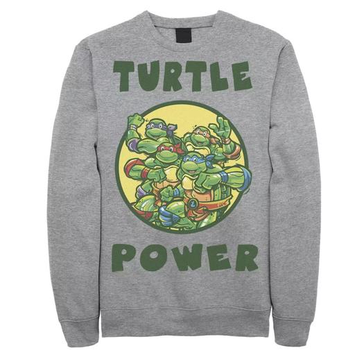 Мужской свитшот с надписью Teenage Mutant Ninja Turtles Group Shot Turtle Power Licensed Character