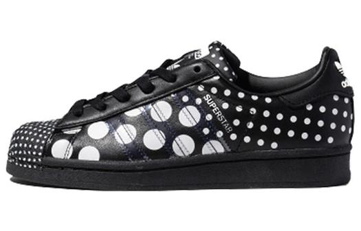 Кроссовки adidas originals Superstar Black Polka