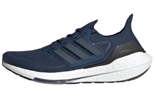 Кроссовки Adidas Ultraboost 21, темно-синий/белый