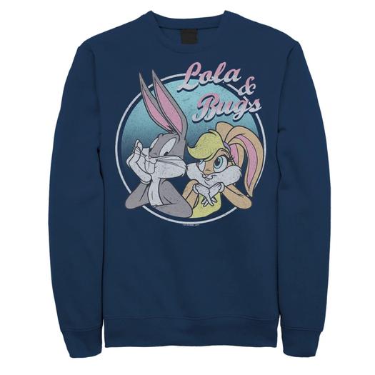 Мужской свитшот Looney Tunes Lola & Bugs