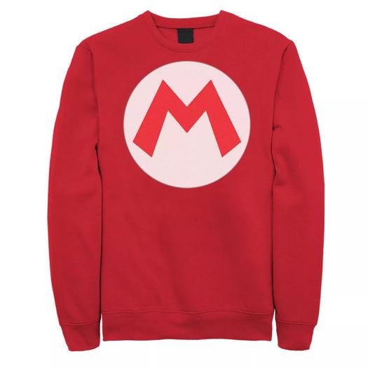 Мужской свитшот с костюмом Nintendo Super Mario Icon Licensed Character