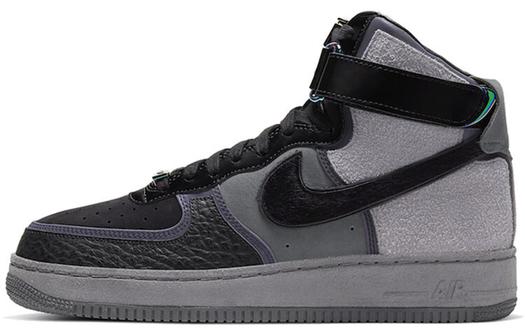 Кроссовки Nike x A Ma Maneire Air Force 1, высокие, серый/черный