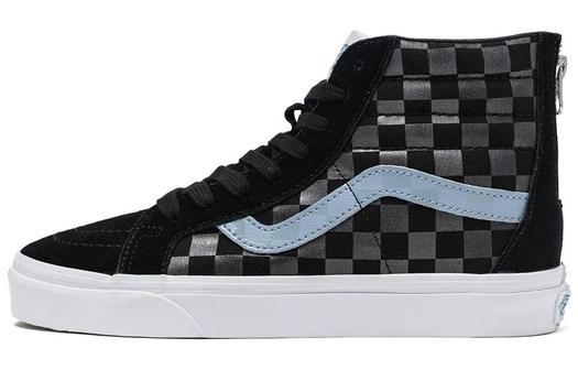 Кроссовки Vans SK8-HI 'Black Gray Blue'