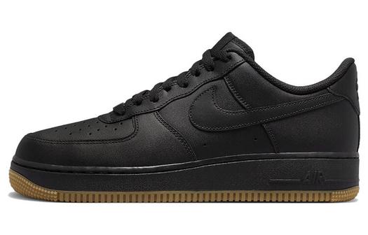 Черная резинка Nike Air Force 1 Low '07 (2022)