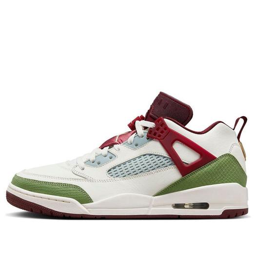 Кроссовки Air Jordan Spizike Low 'Year of the Dragon', цвет sail/oil green/dark team red/light pumice/cedar