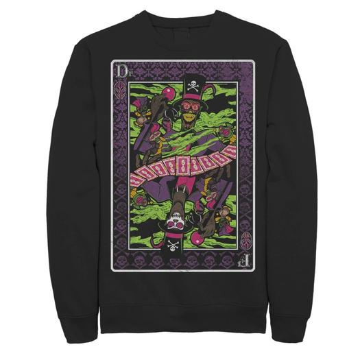 Мужской свитшот с игральными картами Disney Villains Dr. Facilier Licensed Character