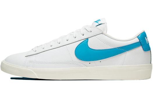 Кроссовки Nike Blazer Low, белый/голубой