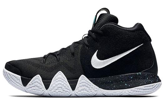 Кроссовки Nike Kyrie 4, для защиты лодыжки, черный/белый