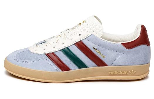 Кроссовки Adidas Originals Gazelle Skateboarding Unisex, голубой/красный/зеленый