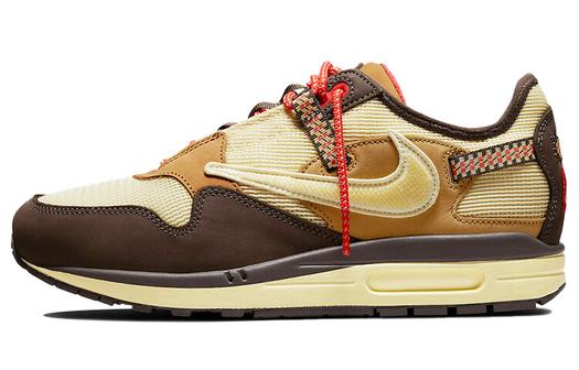 Кроссовки Nike x Travis Scott Air Max 1, бежевый/коричневый