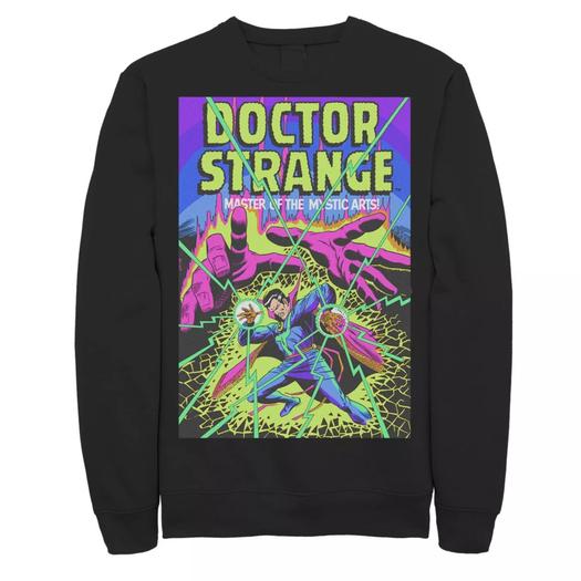 Мужская неоновая толстовка Marvel Doctor Strange Mystic Arts Licensed Character