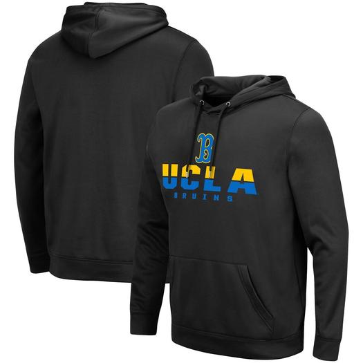 Мужской черный пуловер с капюшоном UCLA Bruins Lantern Colosseum